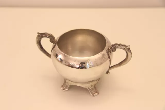 FB Rogers silver plated sugar bowl