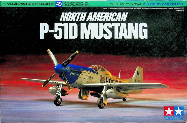 Maquette Avion Tamiya 1/32 North American P-51D Mustang N°22 - Kit Neuf Japon - Longueur 308mm