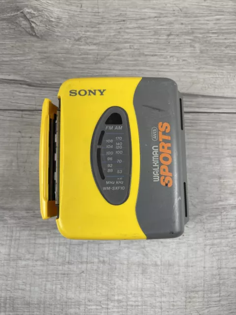 Sony Walkman Sports WM-SXF10 Cassette Radio Player For Parts Not Working