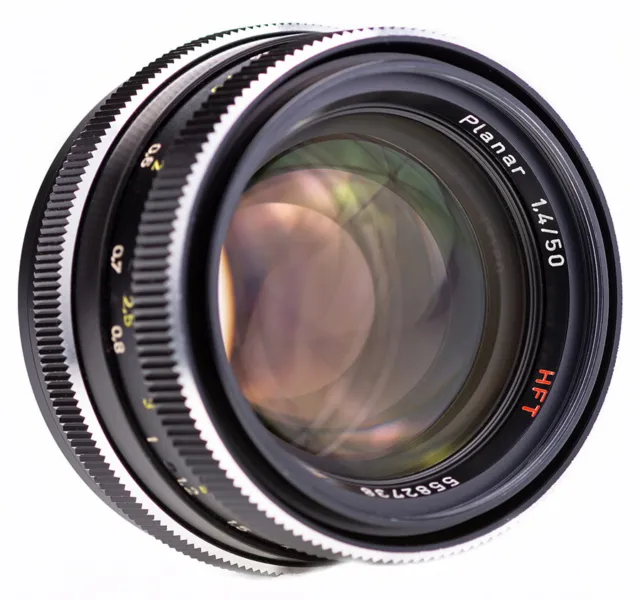 Carl Zeiss Planar 50 mm f 1,4 HFT Rollei QBM / Germany /TOP Prime Lens Getestet