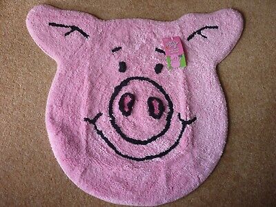 M&S - Marks & Spencer - Percy Pig - estera de baño / alfombra de dormitorio infantil
