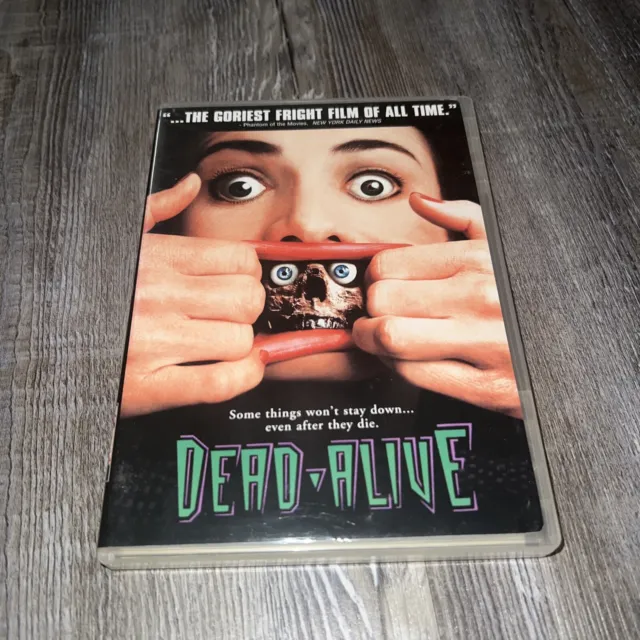 DEAD ALIVE (DVD, 1998, Unrated Version) Peter Jackson Horror Gore Rare ...