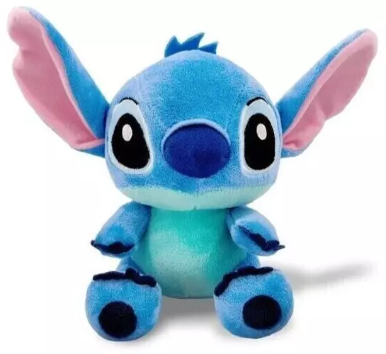 STITCH Peluche 20cm Blu con Ventosa Personaggio Disney per Auto Cameretta