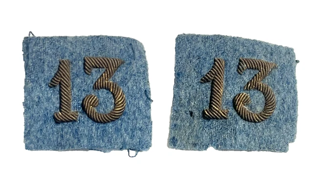 Insigne Patte De Col 505e RCC Chars Officiers Artillerie 14-18 - Rare, Trous De Mites, Période WWI