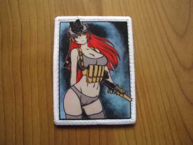 U.S. Military Waifu Force Anime SOCOM Girl Special Panzer Morale Airsoft  Patch