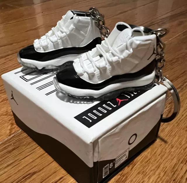 Nike/Jordan 11 Mini Shoe Keychain Single or Pair With or Without The Box