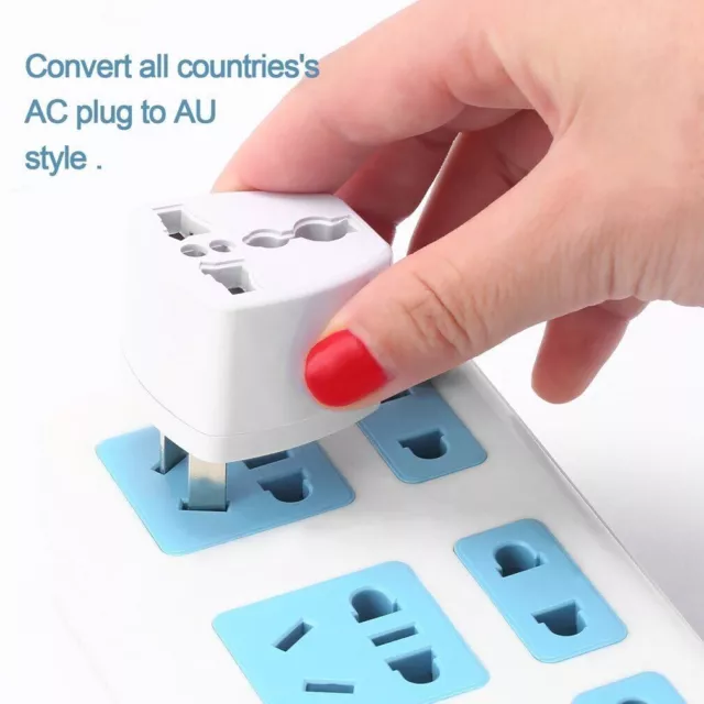 AU Universal AC Power Plug Adapter Outlet Travel Converter UK/US/EU/CN to AU