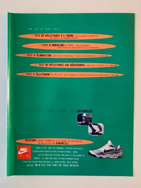 Vintage Nike Tennis 90's Jim Courier T-shirt – ATTASTORES