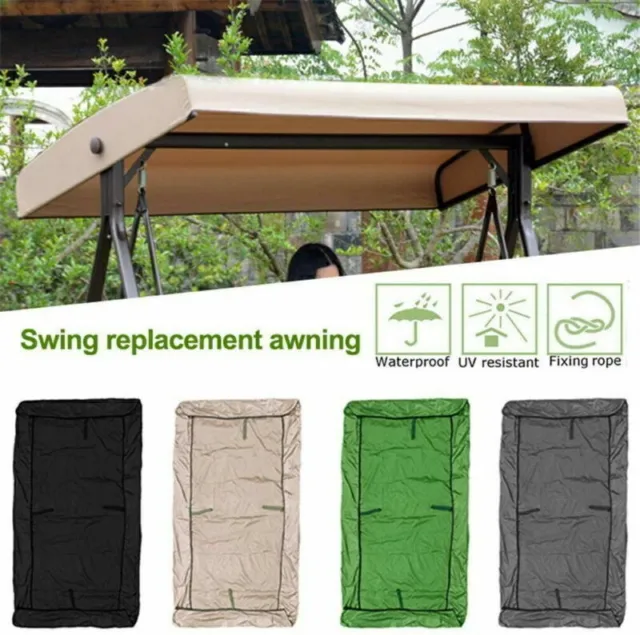 Replacement Canopy For Swing Seat 2 3 Seater Sizes Garden Hammock Cover UK