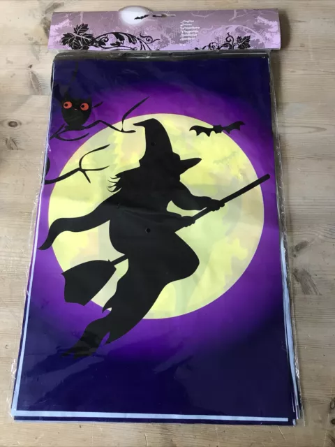 Halloween Witch Bunting 8 Meters Long 45cm x30cm Flags BNWT