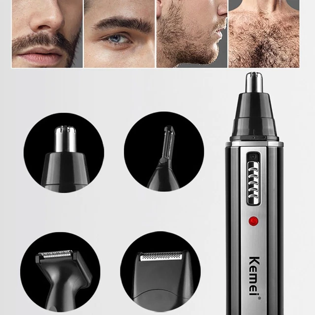Kit eléctrico recortador de cabello nariz afeitadora de cabello barba cejas oreja nariz
