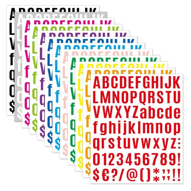 Decorative Stickers Letter Spelling Sticker Rainbow English Letter Sticker