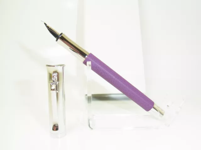 NEW Graf Von Faber-Castell Guilloche Violet Blue 145261 18ct NIB CHOICE In Box