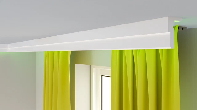 Barre in stucco LED profilo vota luce illuminazione indiretta soffitto schiuma dura 100 mm
