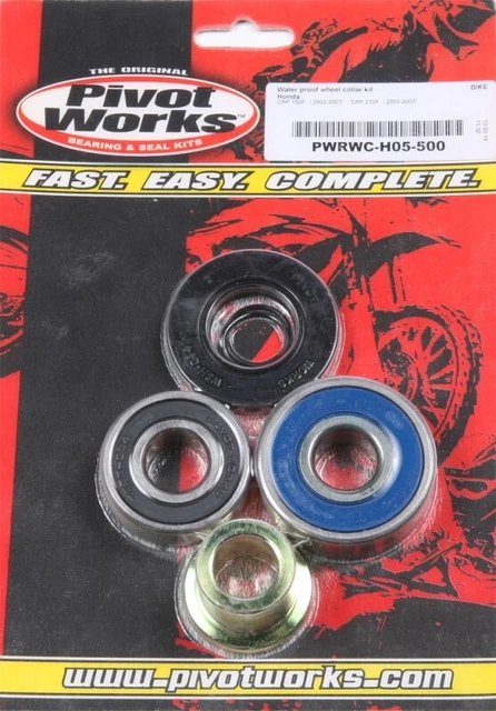 Pivot Works Water Proof Wheel Collar Kit F Ront Suz - PWFWC-S04-500