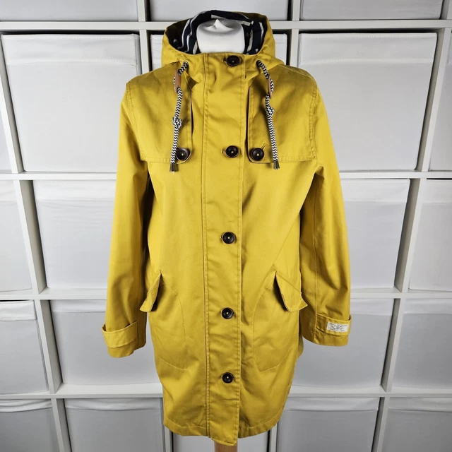 Joules coast mid waterproof cotton canvas coat online