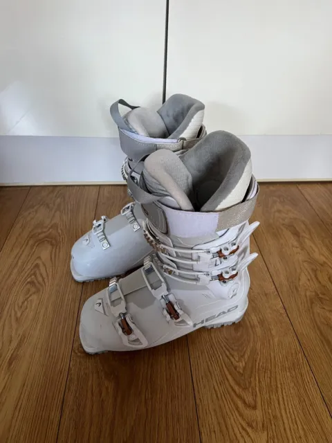 Head Edge Lyt 80 White Ski Boots Size 25.0/25.5