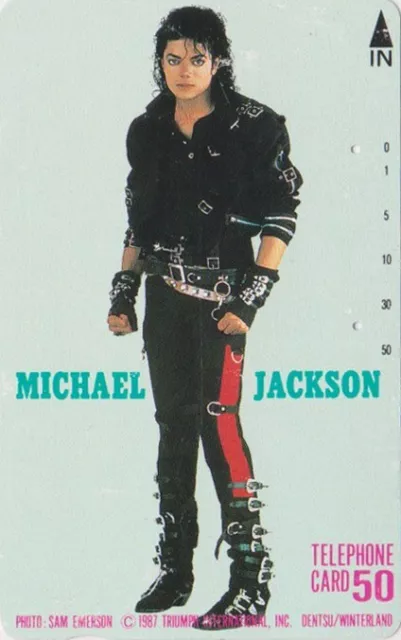 Télécarte JAPON  MUSIQUE POP ROCK - MICHAEL JACKSON - MUSIC JAPAN phonecard