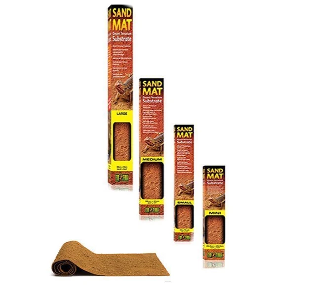 Exo Terra  Reptile Sand Mat Desert Terrain Vivarium Substrate Easy Clean Remove