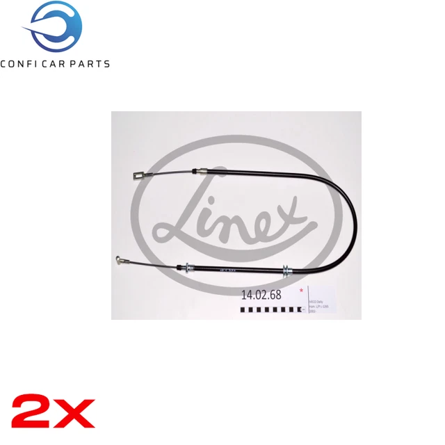 Handbremsseil Bremsseil Paar Hinten Linex 140268 2Pcs P Neu Oe Qualit�T