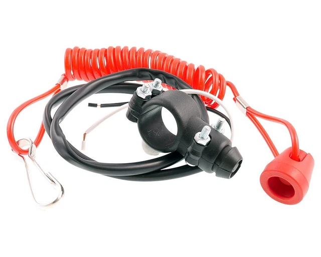Killswitch interrupteur d'allumage rouge Fermeture avec pince STREETLIGHTS Moto,