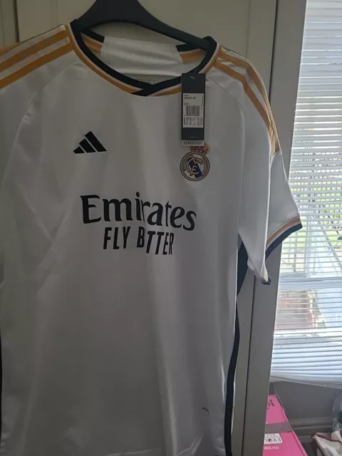 Mens Adidas Real Madrid CF football shirt 23/24 BNWT size XXL