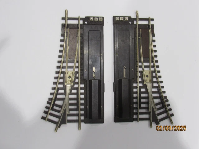 Aiguillage Gauche Manuel Hornby-Meccano Pour Réseau De Train - Occasion Bon état