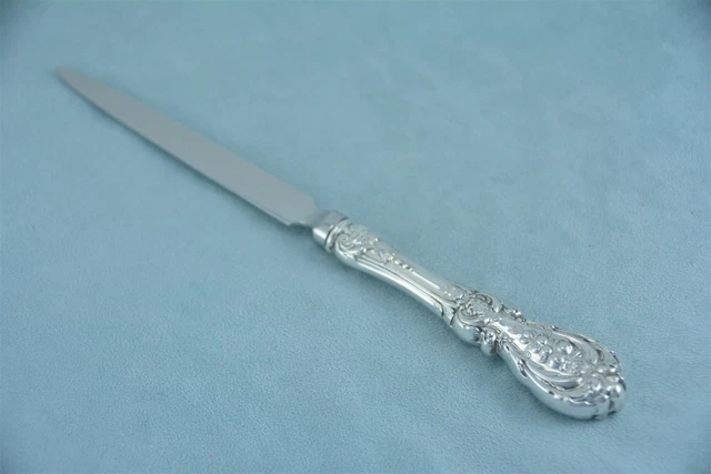 【Reed & Barton】 【純銀ハンドル】バターナイフ Francis I Francis 1 Sterling Silver Dinner Knife 9-3/8