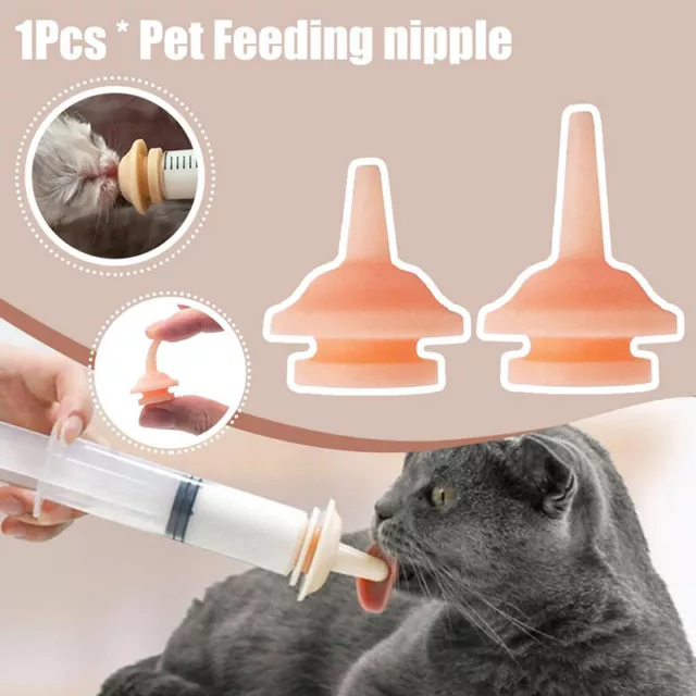 1pcs Universal Pet Feeding Nipple Mini Cat Silicone Feeding Pacifier for newb Le