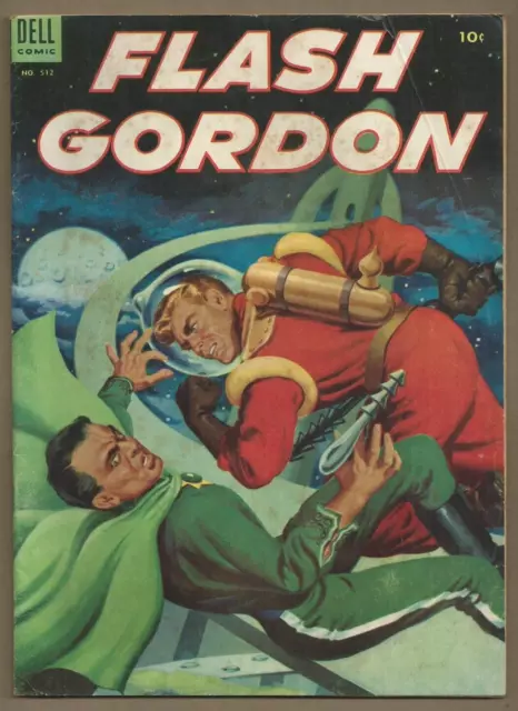 🔥Four Color #512-Flash Gordon*Dell Comics 1953**Golden Age*Painted Cover*Fn/Vg*