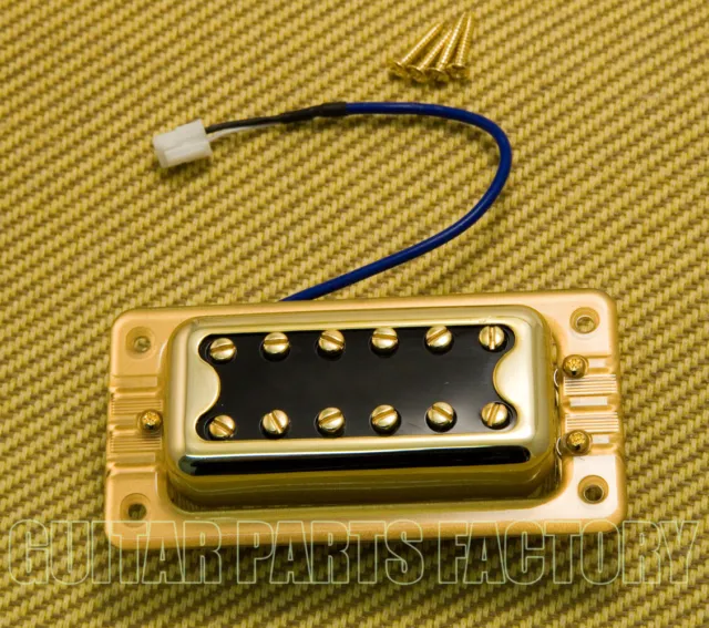 009-6643-000 Gretsch Pickup, Blacktop Filter’Tron, Bridge, w/ Hardware, Gold