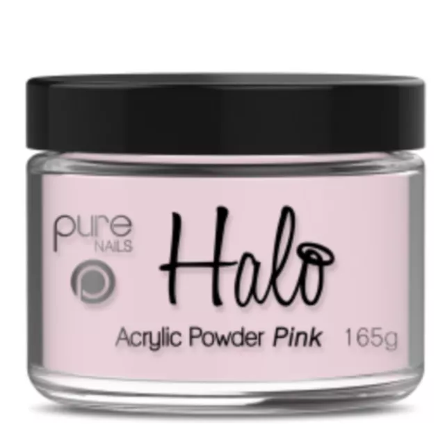 Halo By Pure Nails Acrylic Powder Pink 45g & 165g