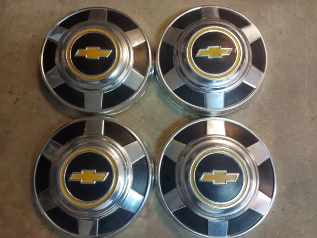 1973-1987 Chevrolet Truck 3/4 and 1 Ton Poverty Hub Caps Set of 4 C20 and C30