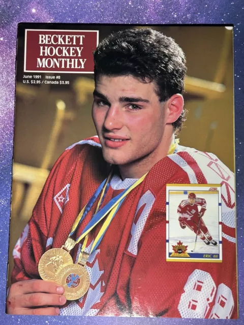 Becket Monthly Price Guide 1991 Issue #8 Eric Lindros