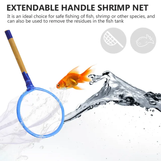 3 PCS BAMBOO Brine Shrimp Filter Portable Landing Net Fishing Nets £10.49 -  PicClick UK