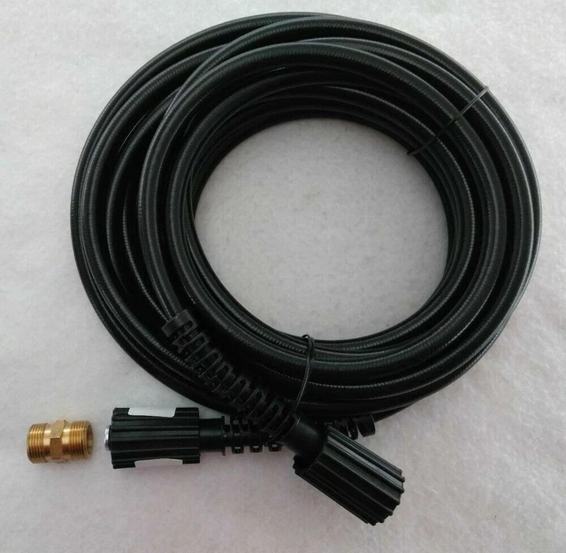 1/4" X 50' 3200 Psi (22Mm-14 X 22Mm-14) Pressure Washer Hose With Coupler