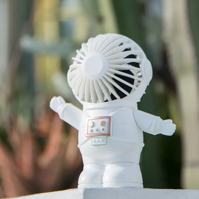 1Pc Mini Astronaut Handheld Fan Portable USB Rechargeable Fans for Home Office
