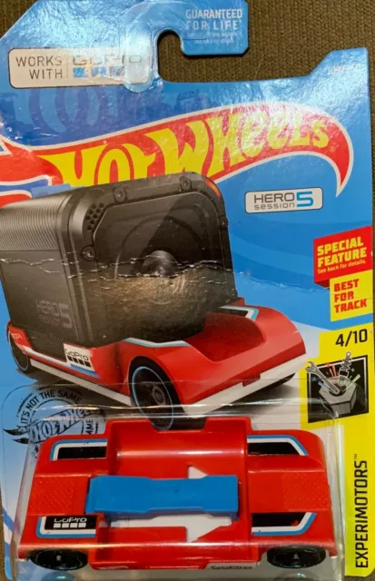 HotWheels 2017 works with Go Pro Camera Hero 5 Session “Best for Track”