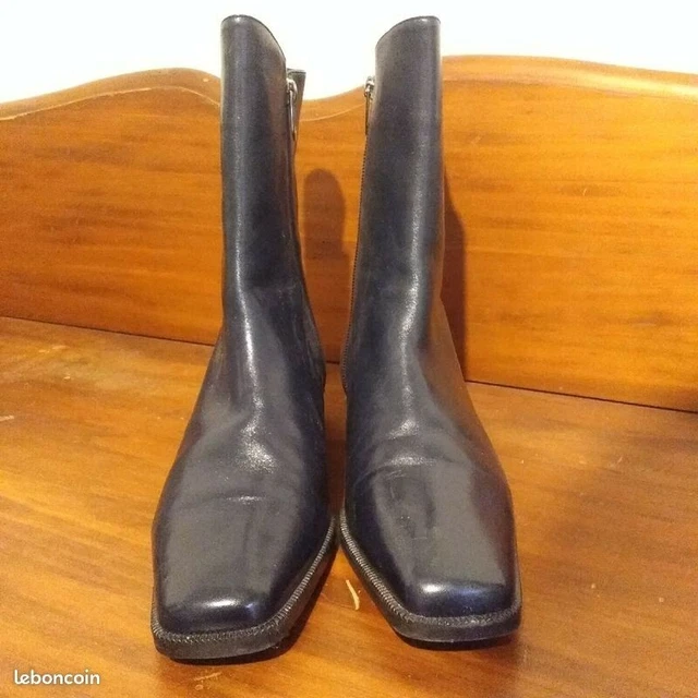 URGENT Bottines cuir fourrées NEUVES 2