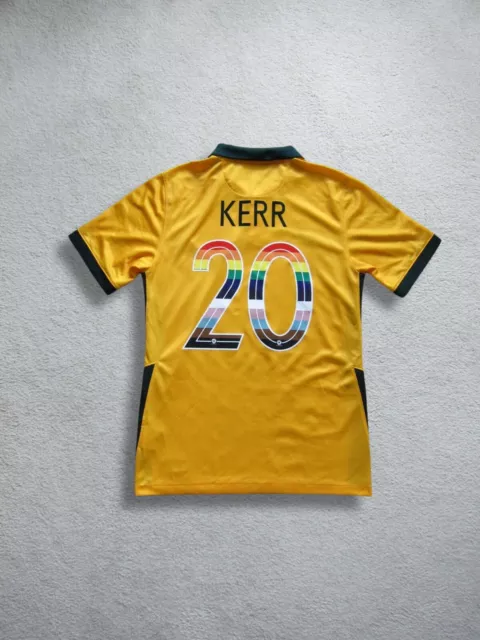 Matildas KERR WorldPride🌈Australia Soccer Jersey Football Socceroos Rainbow