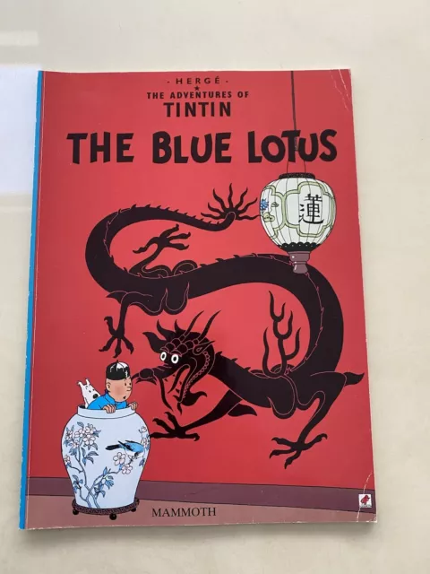 Herge The Adventures of Tintin The Blue Lotus Paperback