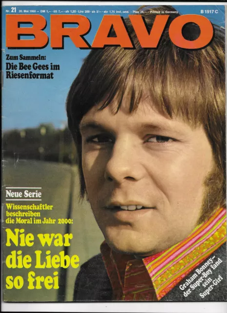 BRAVO Nr.21 vom 20.5.1968 Romy Schneider, Mireille Mathieu, Guiliano Gemma...