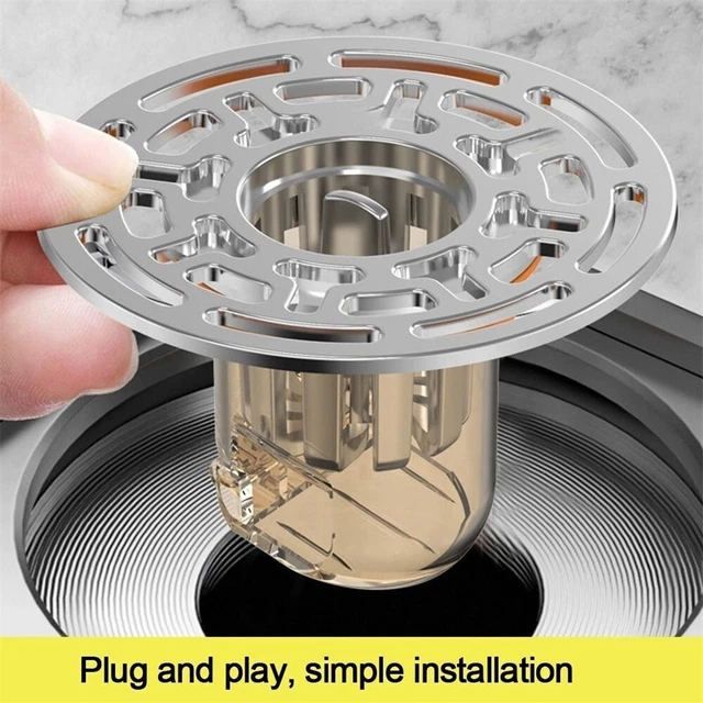 Scarico A Pavimento Per Balcone In Acciaio Inox - Antibloccaggio Per Esterno (75 Mm) - Foto 6