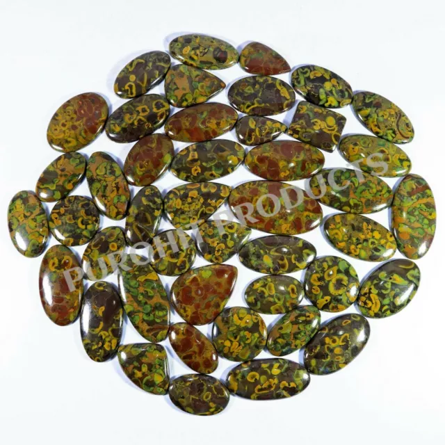 Natural Designer Fruit Jasper Mix Cabochon Loose Gemstone For Jewelry Making