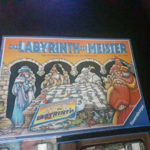 LABYRINTH der MEISTER  Ravensburger Spiel KOMPLETT 1991