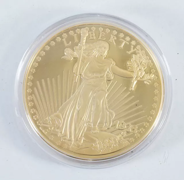 GÖDE Die berühmt. US - Münz - Repliken Replik Gold Eagle von 1933 Polierte Pl.