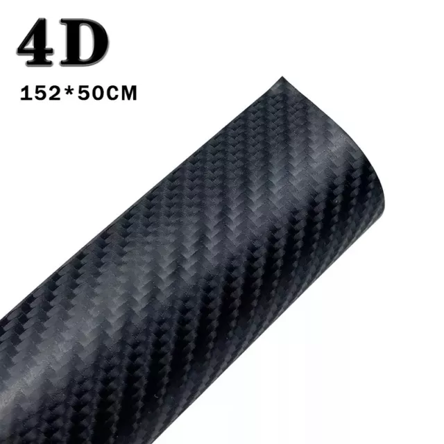 4D Premium AUTO Carbon FOLIE MATT blasenfrei 152*50cm selbstklebend Klebefolie