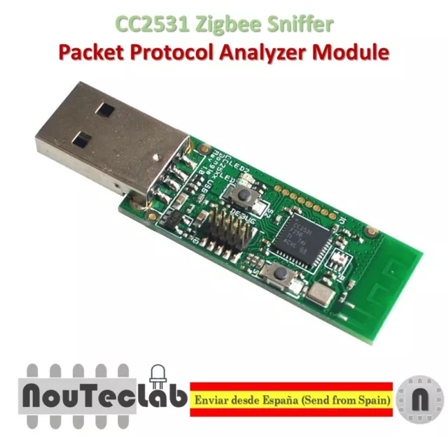 Zigbee CC2531 Sniffer Bare Board Packet Protocol Analyzer Module USB Dongle