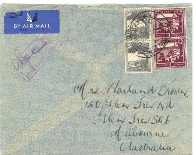 Palestine Australia 1940 Australian Divisional Supply Hq In Jaffa Tying Pictoral