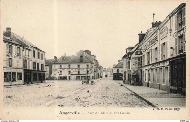 91 ANGERVILLE _S21169_ Place du March� aux Grains H�tel de France Voyageurs